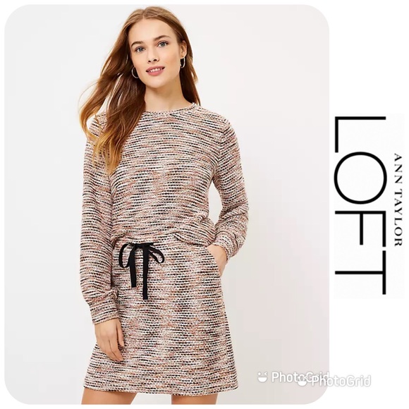 NWT LOFT Boucle Sweatshirt Sz L $54.50! - Picture 1 of 8